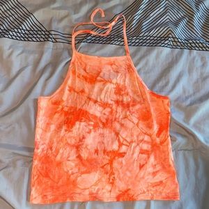 Tie dye halter top